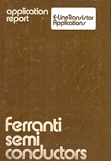Ferranti - E Line Transistor Applications 1974